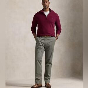 Polo Ralph Lauren Stretch Slim Classic Fit Grey Men Pants Size 38X30